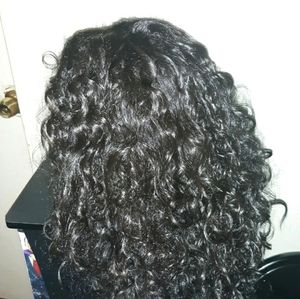 Human hair blend mix